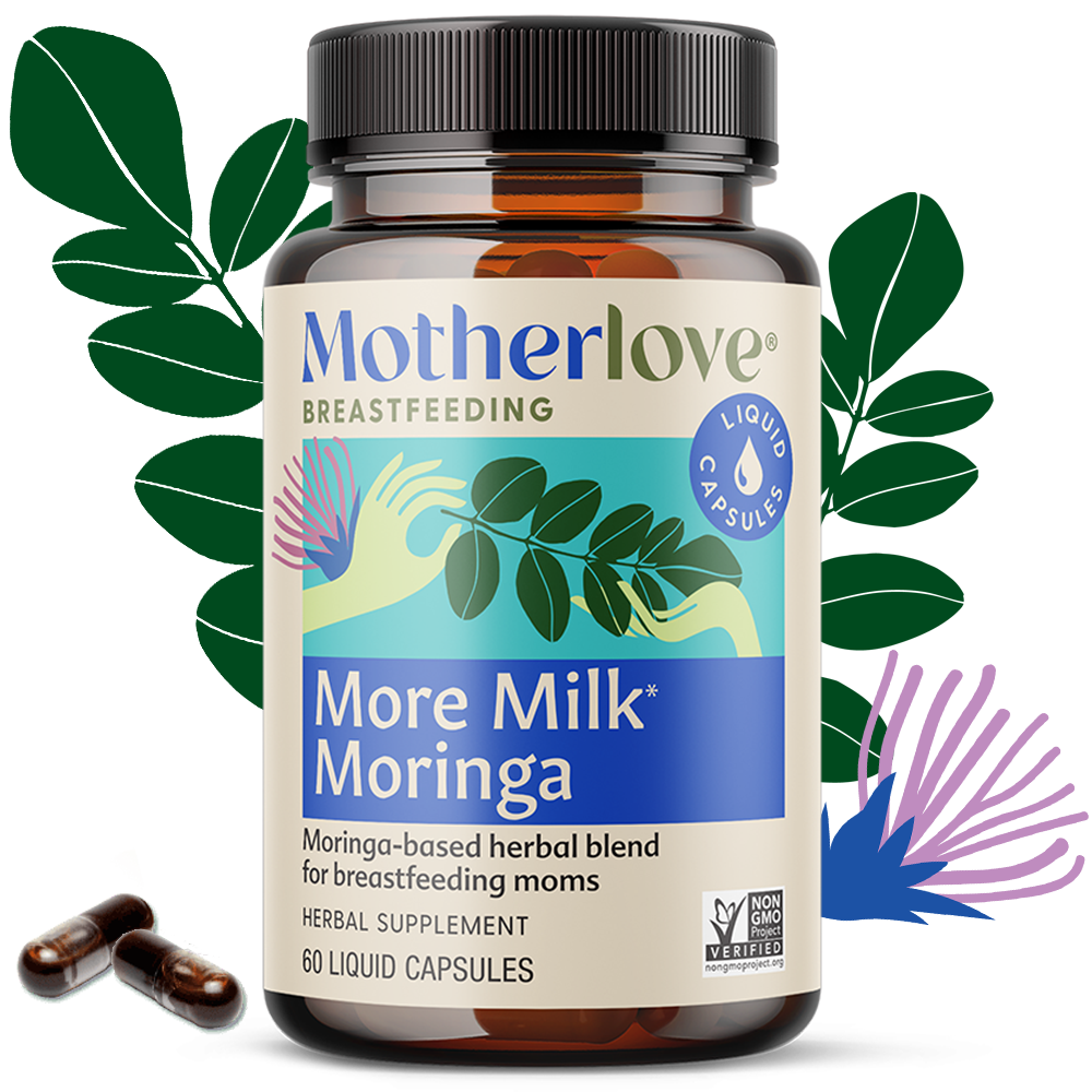 Motherlove Herbal Company More Milk® Moringa - Liquid Capsules