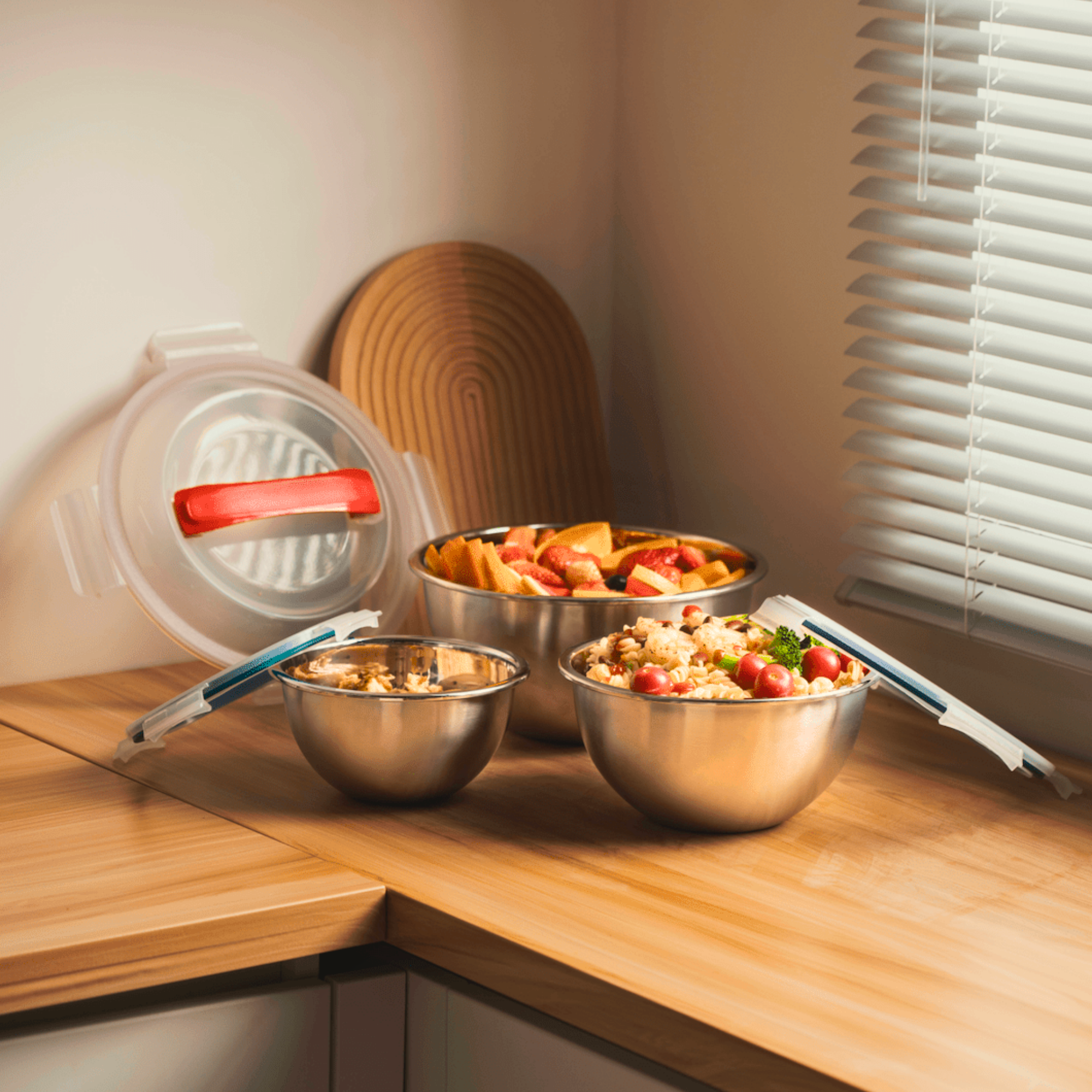 Genicook Mix & Carry Stainless Steel Set
