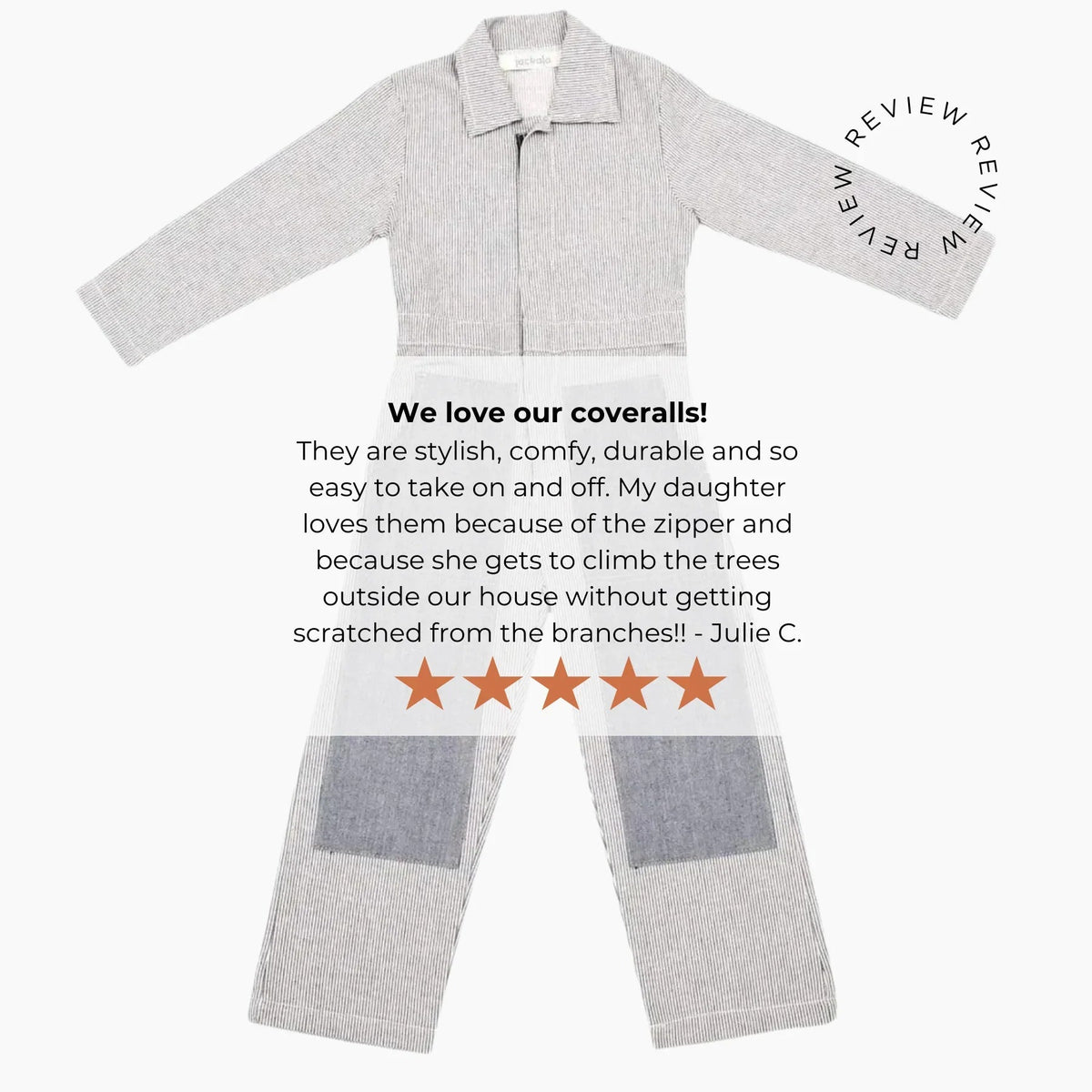Jackalo - Mac Coverall – Kids’ Jumpsuit - Organic Cotton