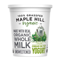 Maple Hill Organic Plain or Maple Yogurts (Greek or Regular)