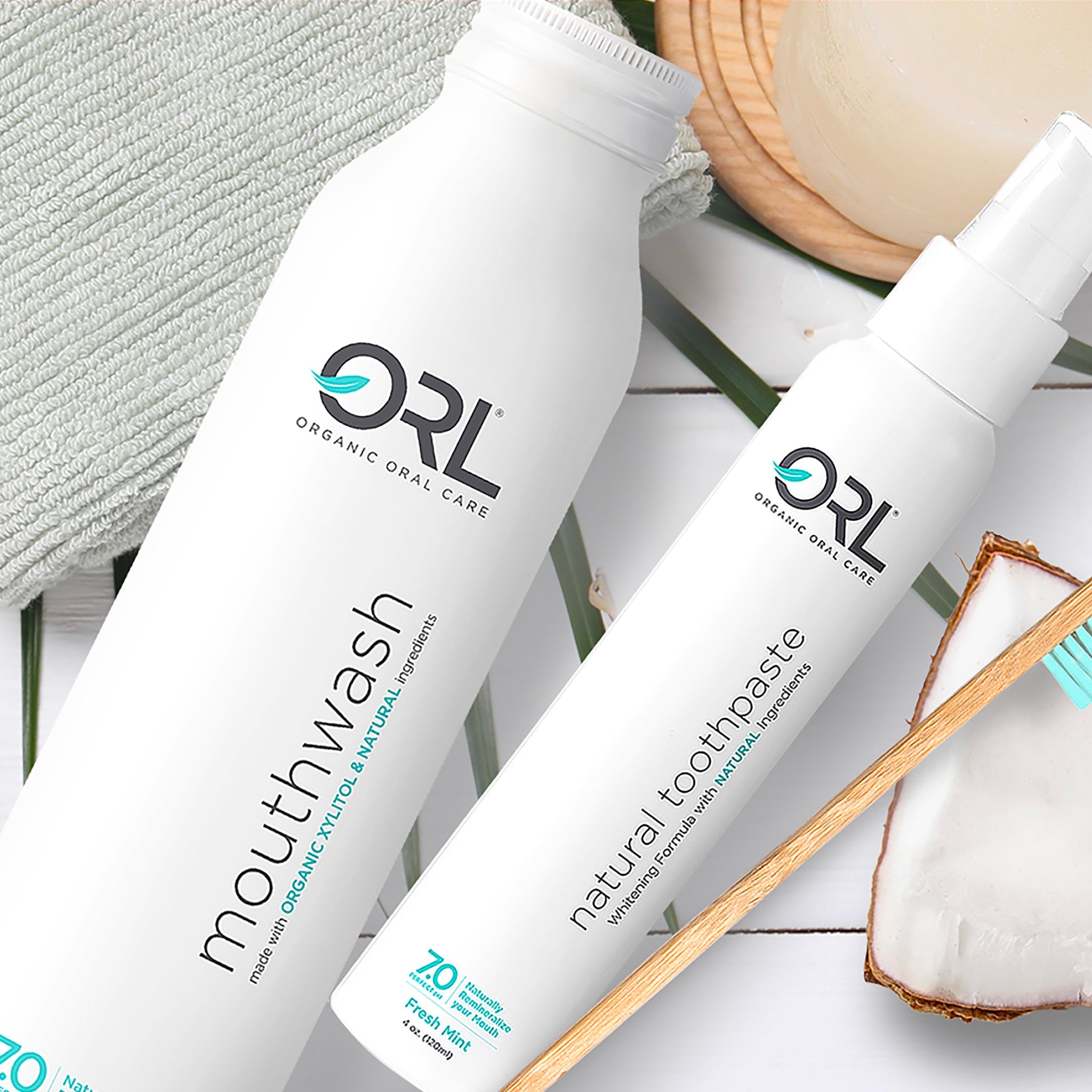 ORL Fresh Mint Bundle - Toothpaste & Mouthwash