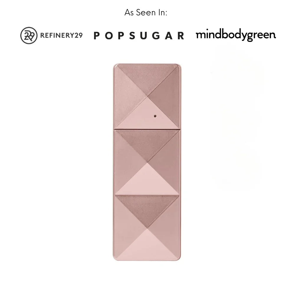 Geometrically patterned product on a white background with branding text.