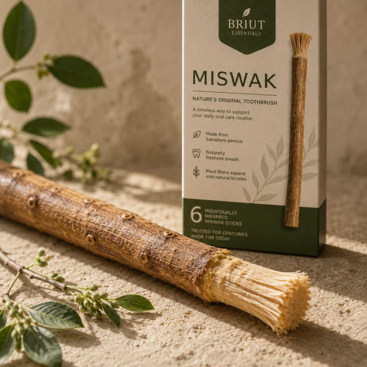 Briut Essentials - Briut Pure Miswak - 6 pack