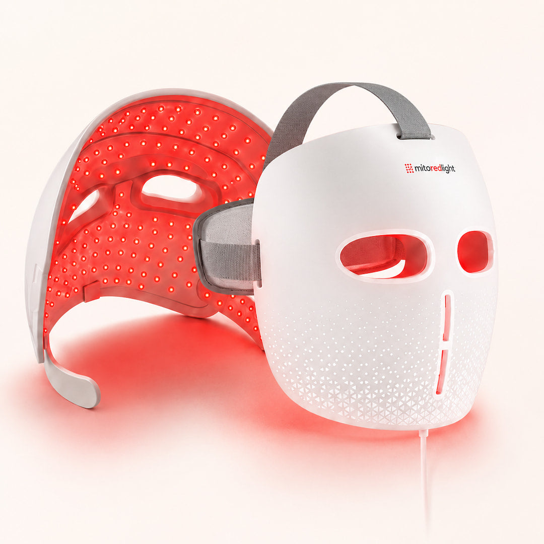 MitoGLOW™ LED Red Light Therapy Mask | With Blue, Yellow, Red and Near Infrared LED