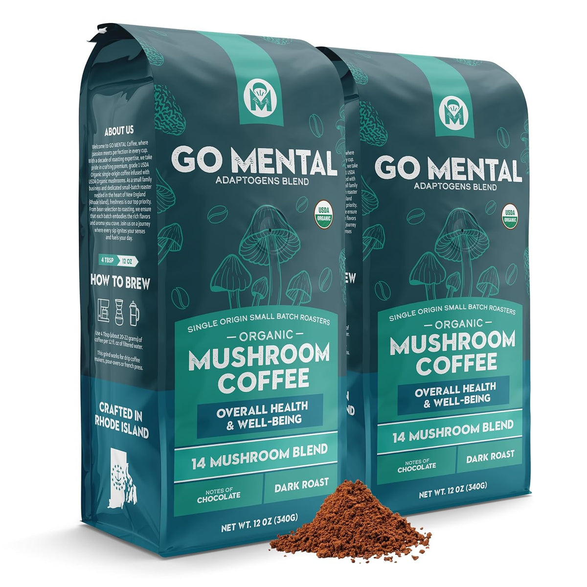 GO MENTAL 14 mushroom coffee blend — product image 7