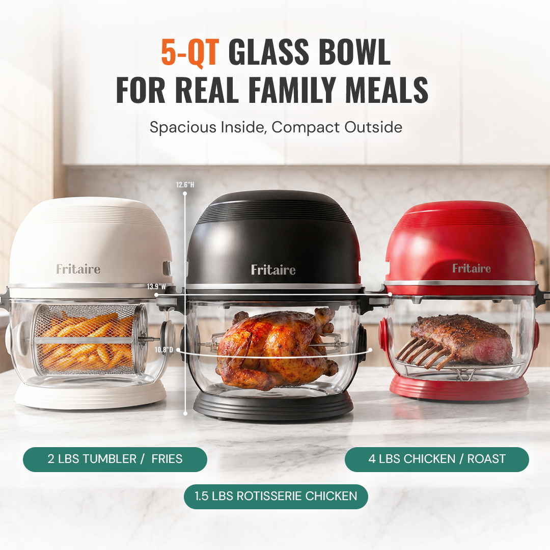 Self-Cleaning Air Fryer™ & Non-Toxic Air Fryer™ - Cherry