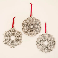 47. Personalized Snowflake Ornament