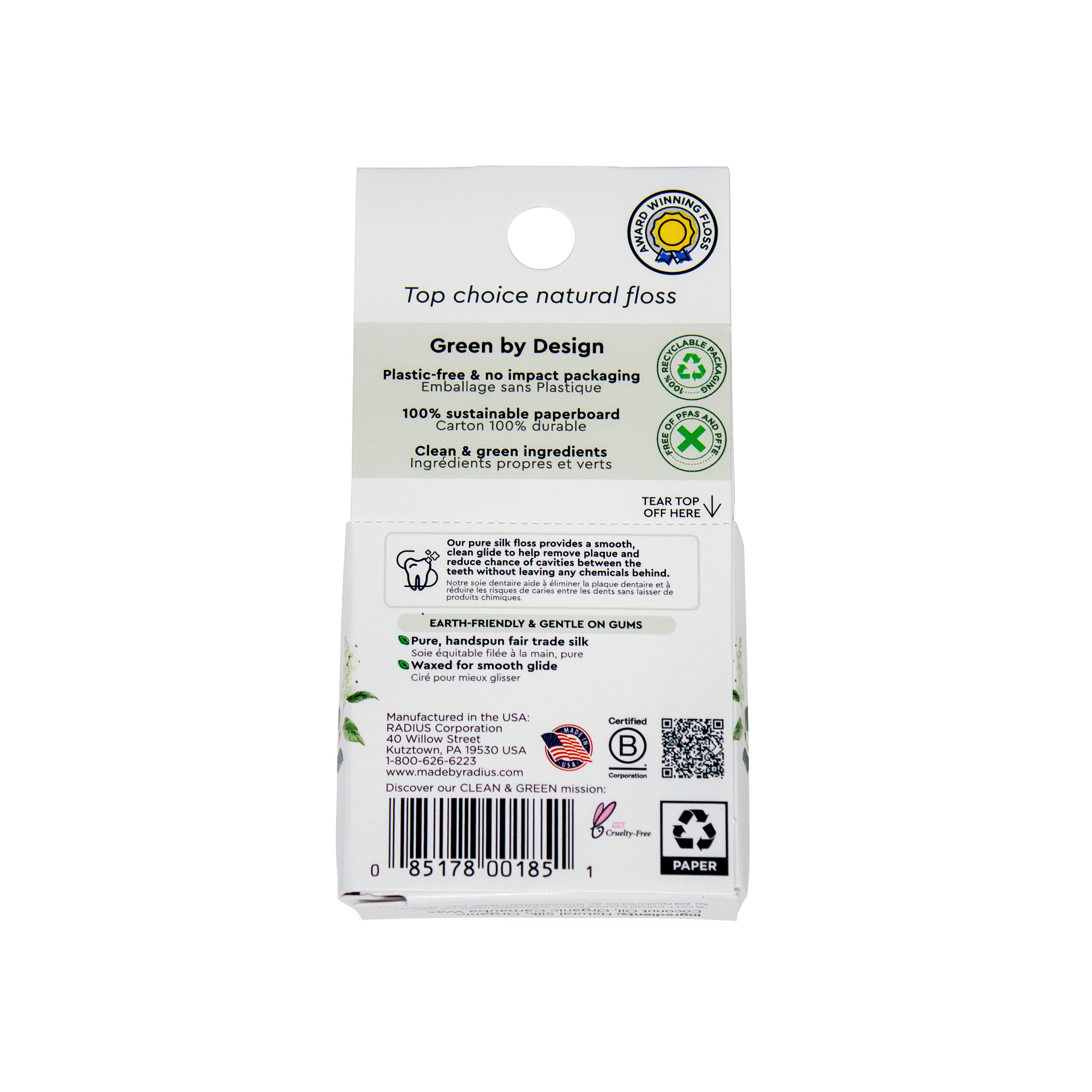 Radius Natural Biodegradable Silk Floss™