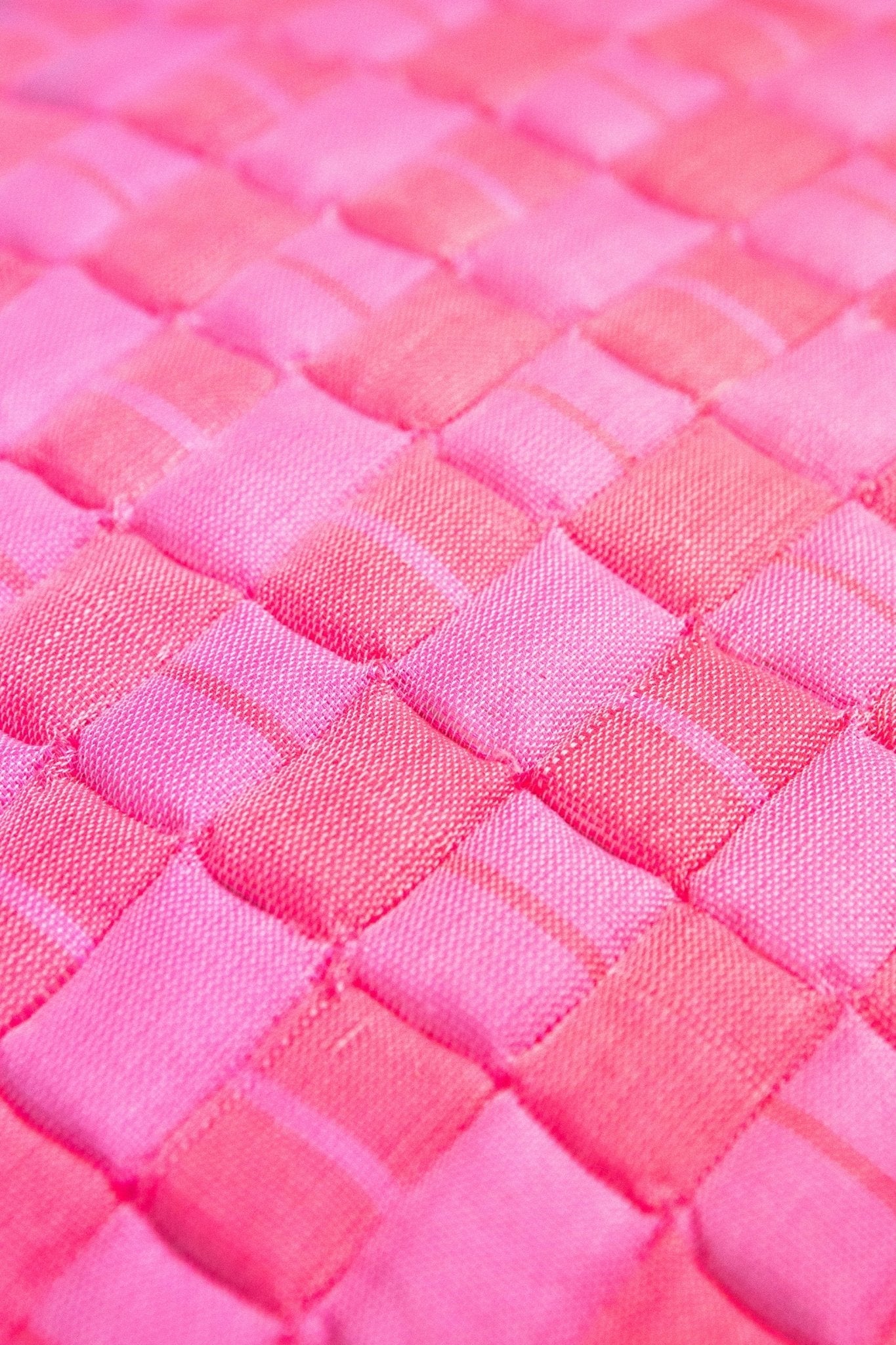 Archive New York Sujani Quilted Pillow - Neon Pink