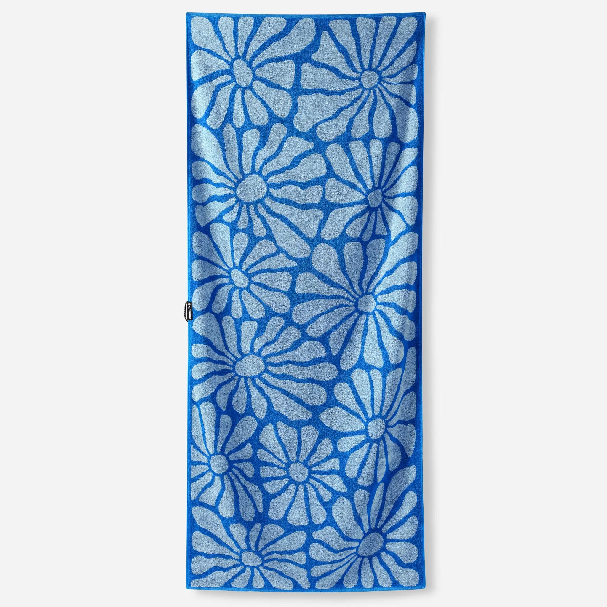 Nomadix Organic Cotton Beach Towel: Lazy Daisy Stellar Coastal Blue