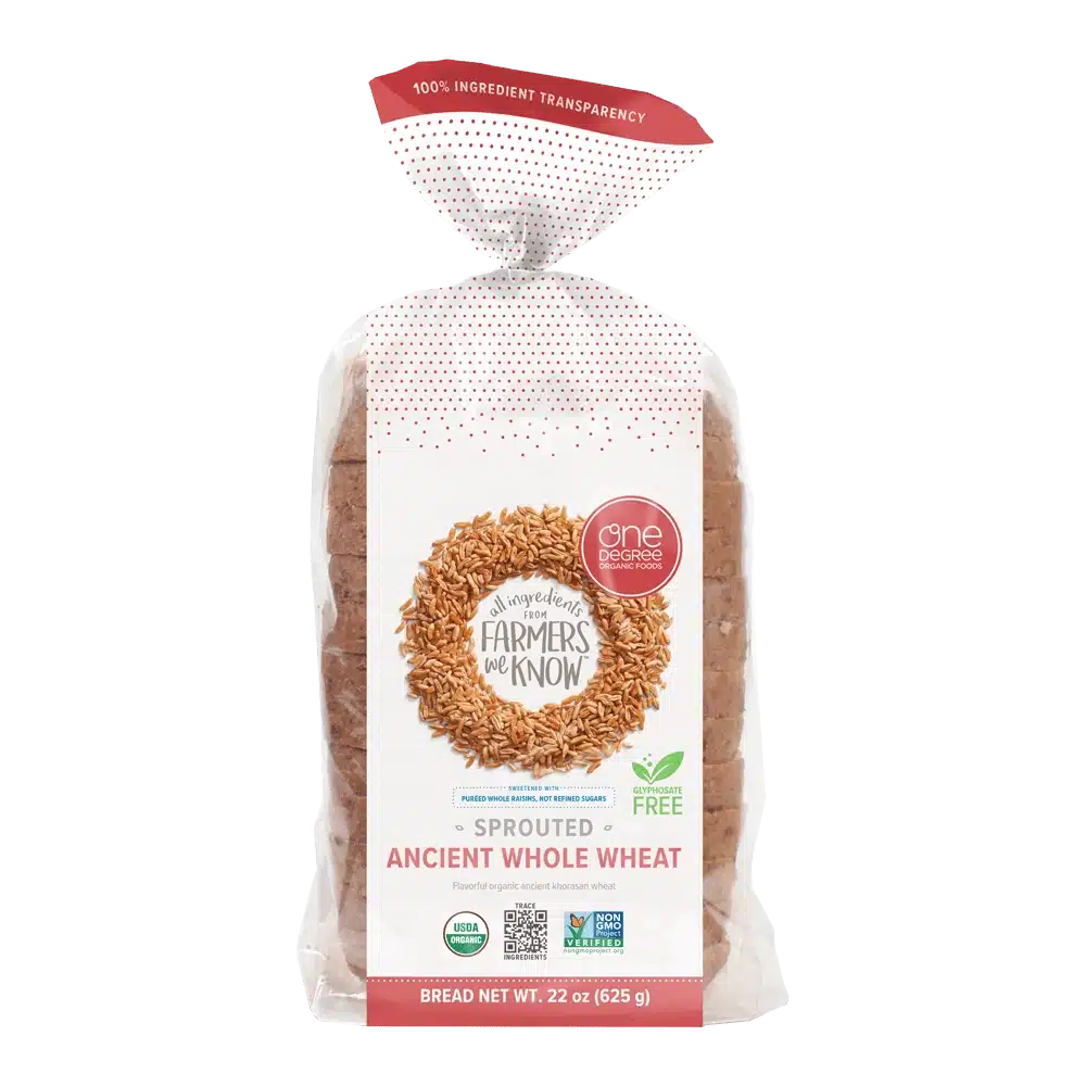 One Degree Ancient Whole Wheat Bread