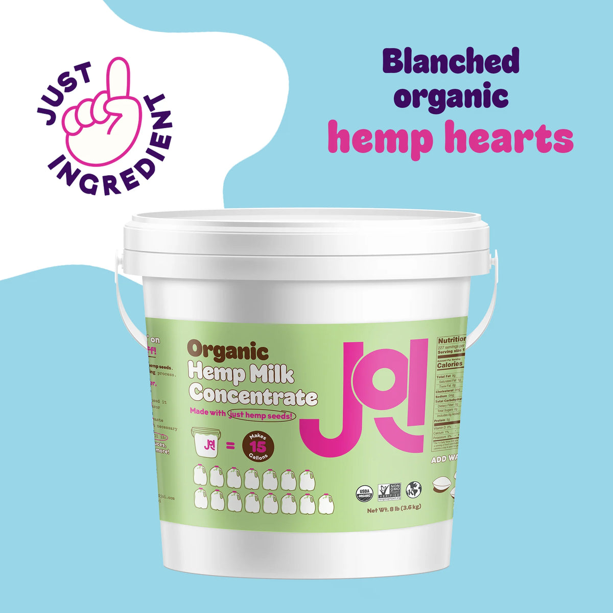 JOI Organic Hemp Milk Base bulk product image 4