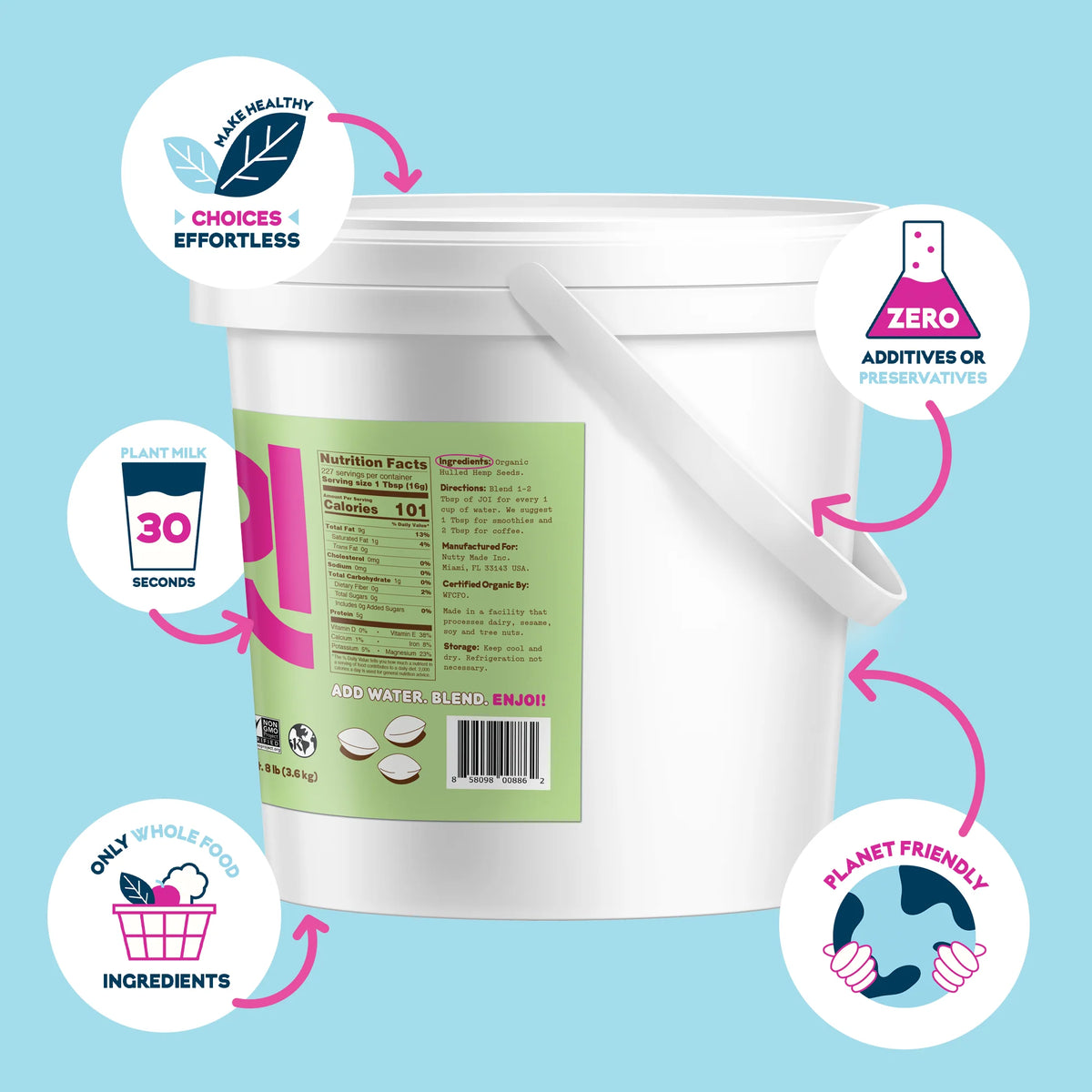JOI Organic Hemp Milk Base bulk product image 5
