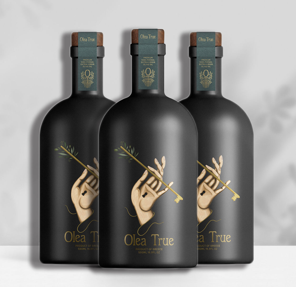 (3) Olea True High Phenolic Olive Oil –  500ml (16.9 fl oz) *10% discount included in price*