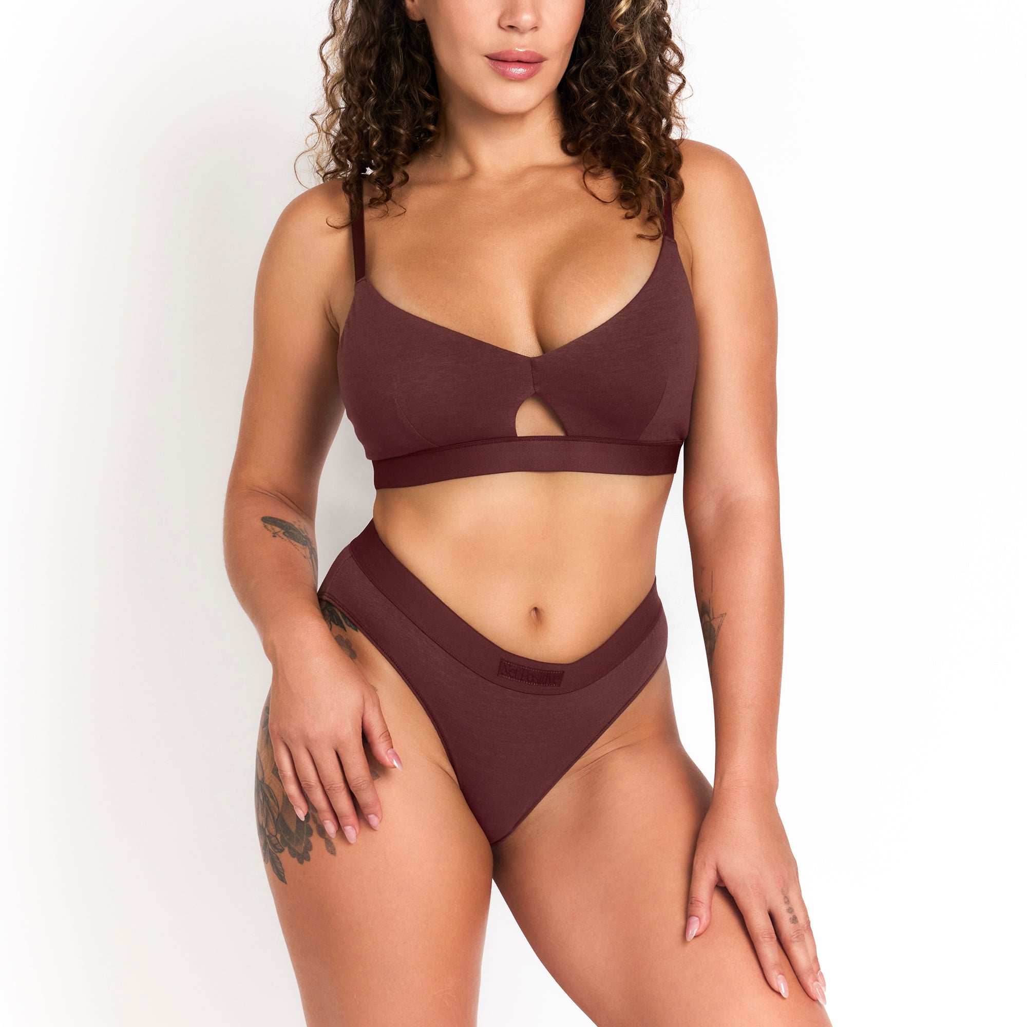 Net Positive Keyhole Bra