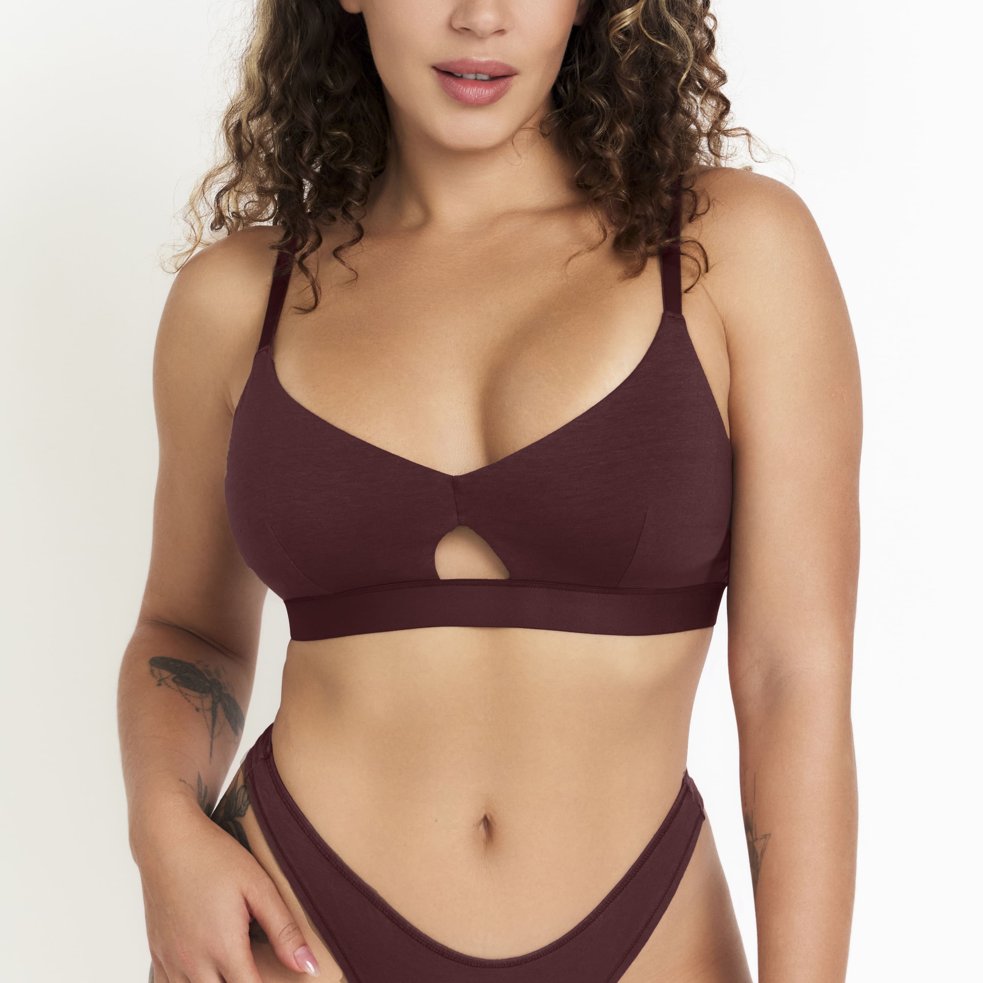 Net Positive Keyhole Bralette