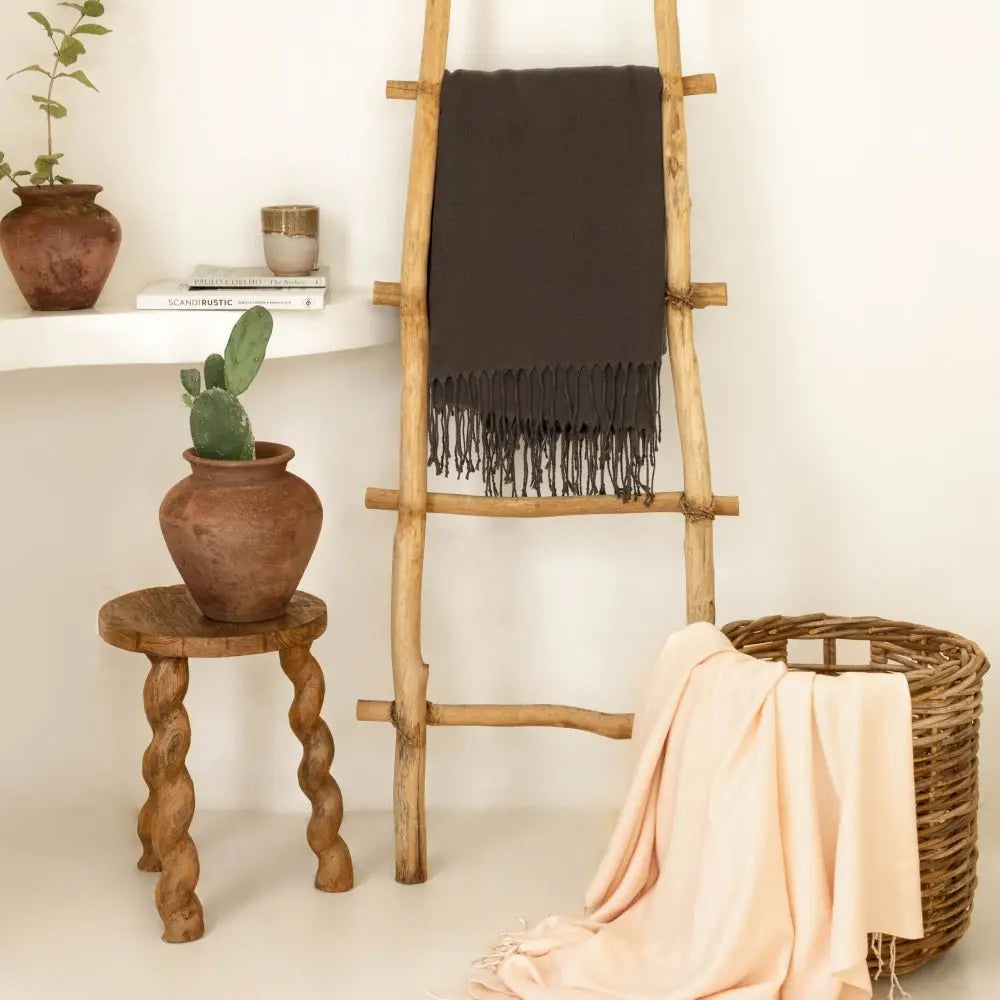 Ettitude Vegan Cashmere Throw Blanket