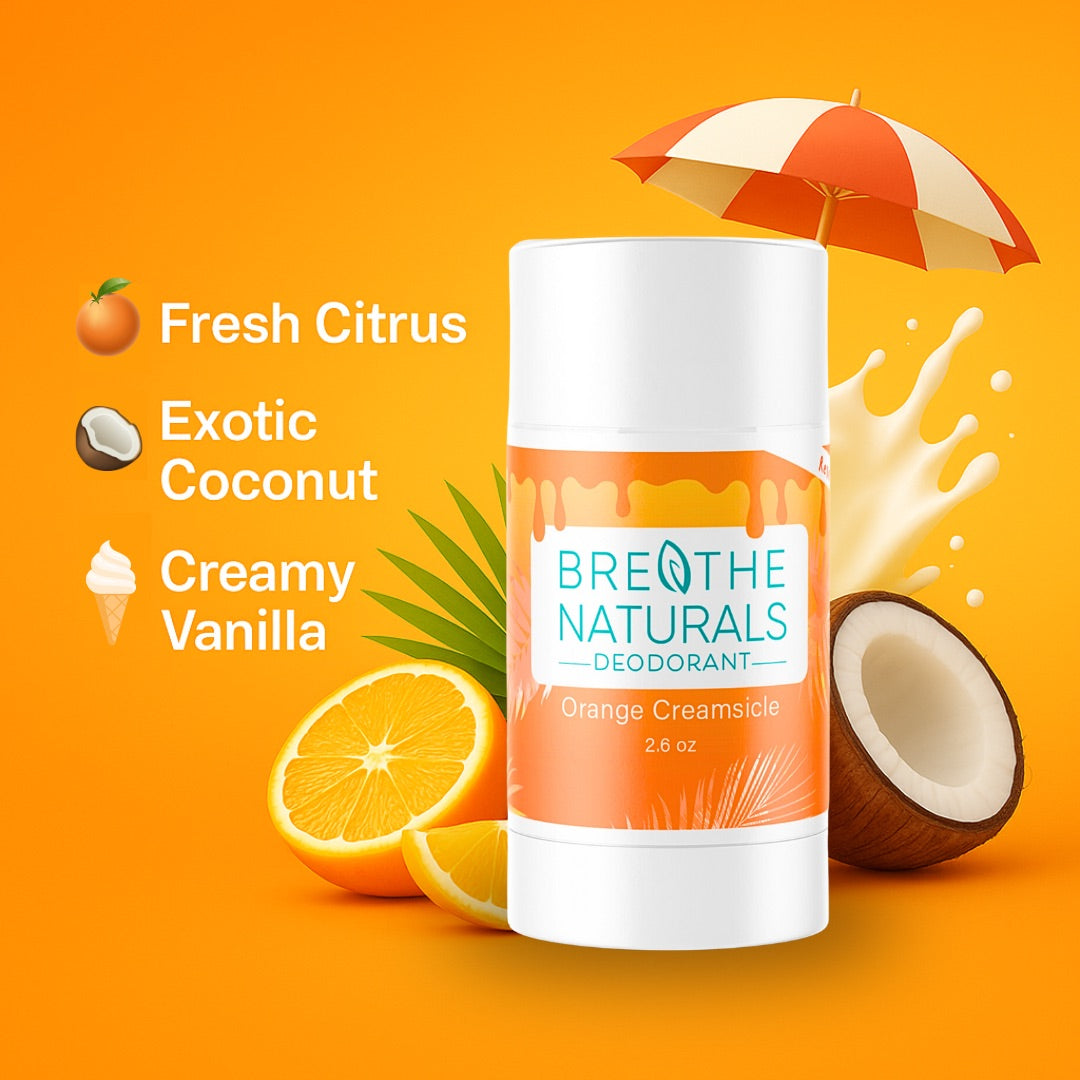Breathe Naturals Deodorant Orange Creamsicle - 2 Pack