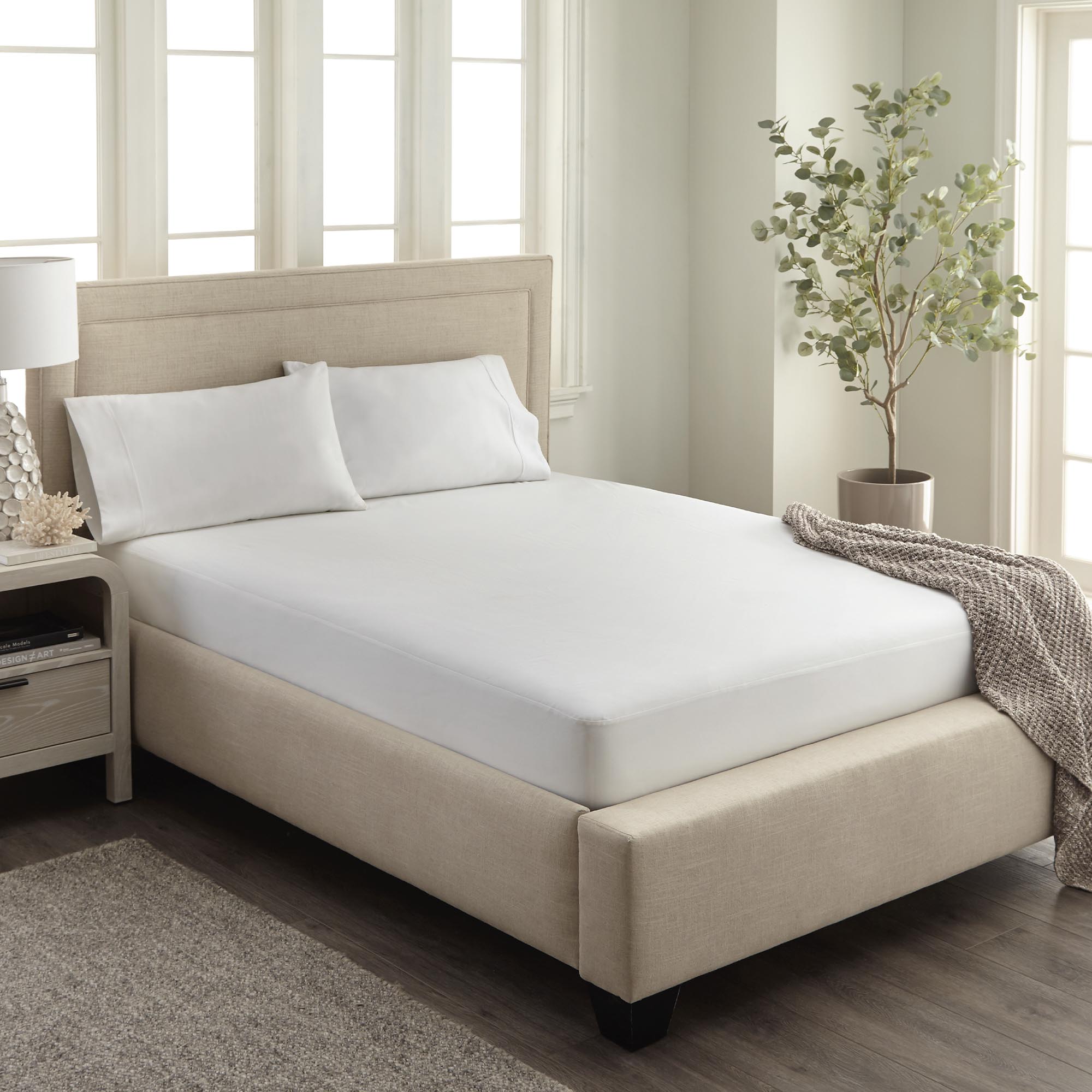 Whisper Organics Organic Waterproof Pique Knit Mattress Cover