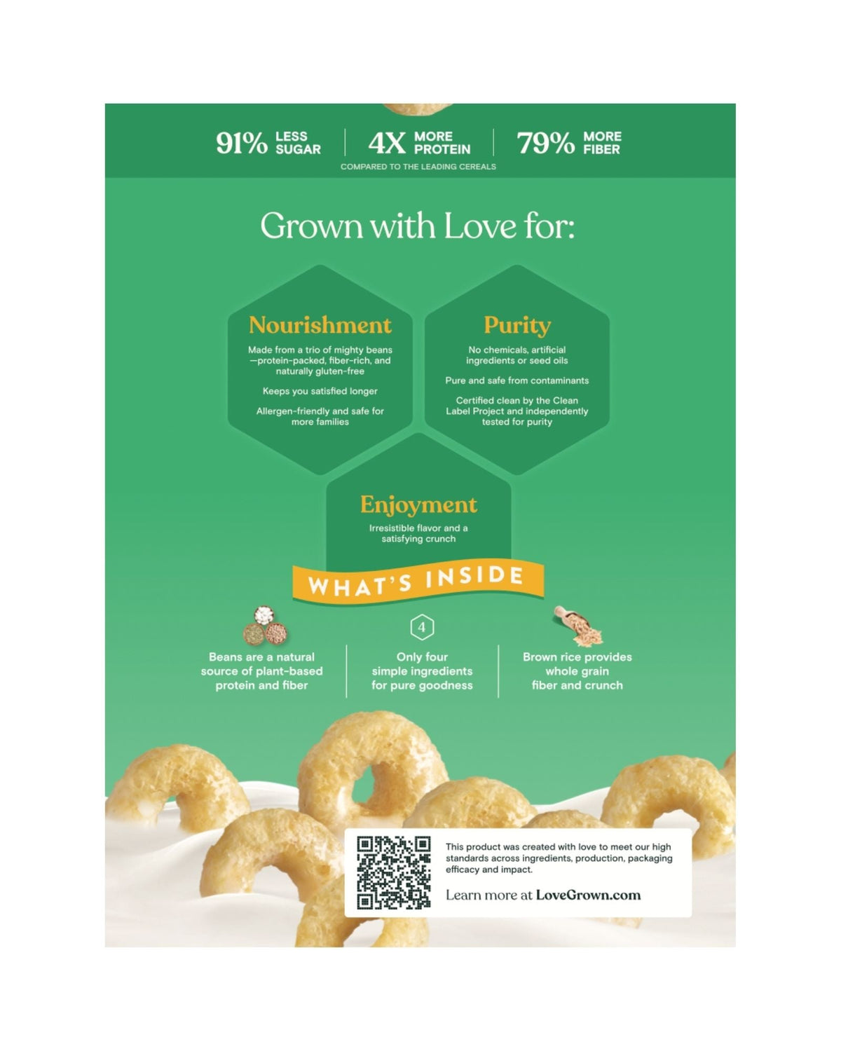 Love Grown Original Power O's Cereal