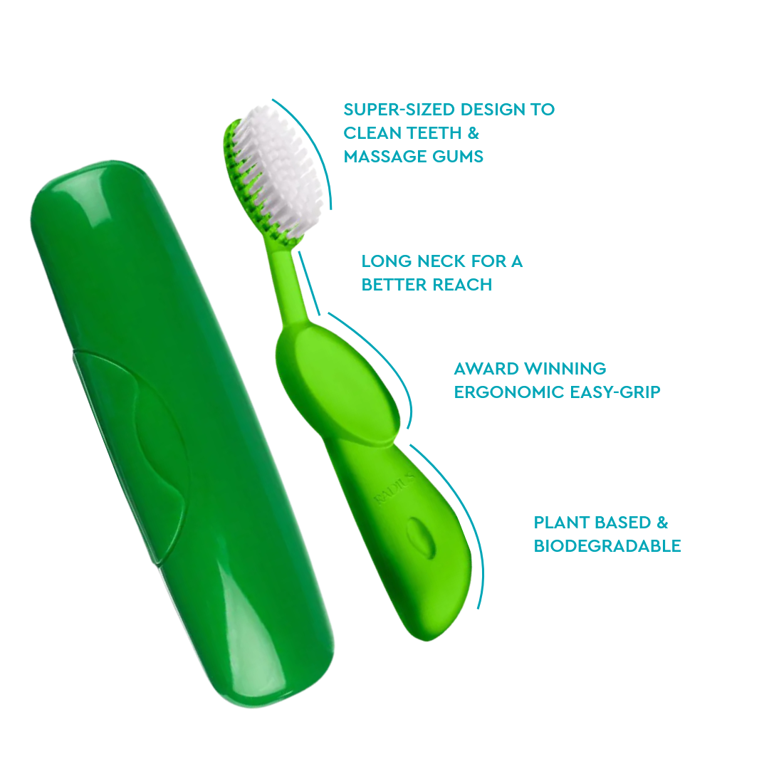 Radius Original Toothbrush in Free Travel Case