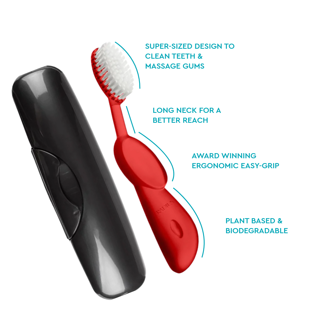 Radius Original Toothbrush in Free Travel Case