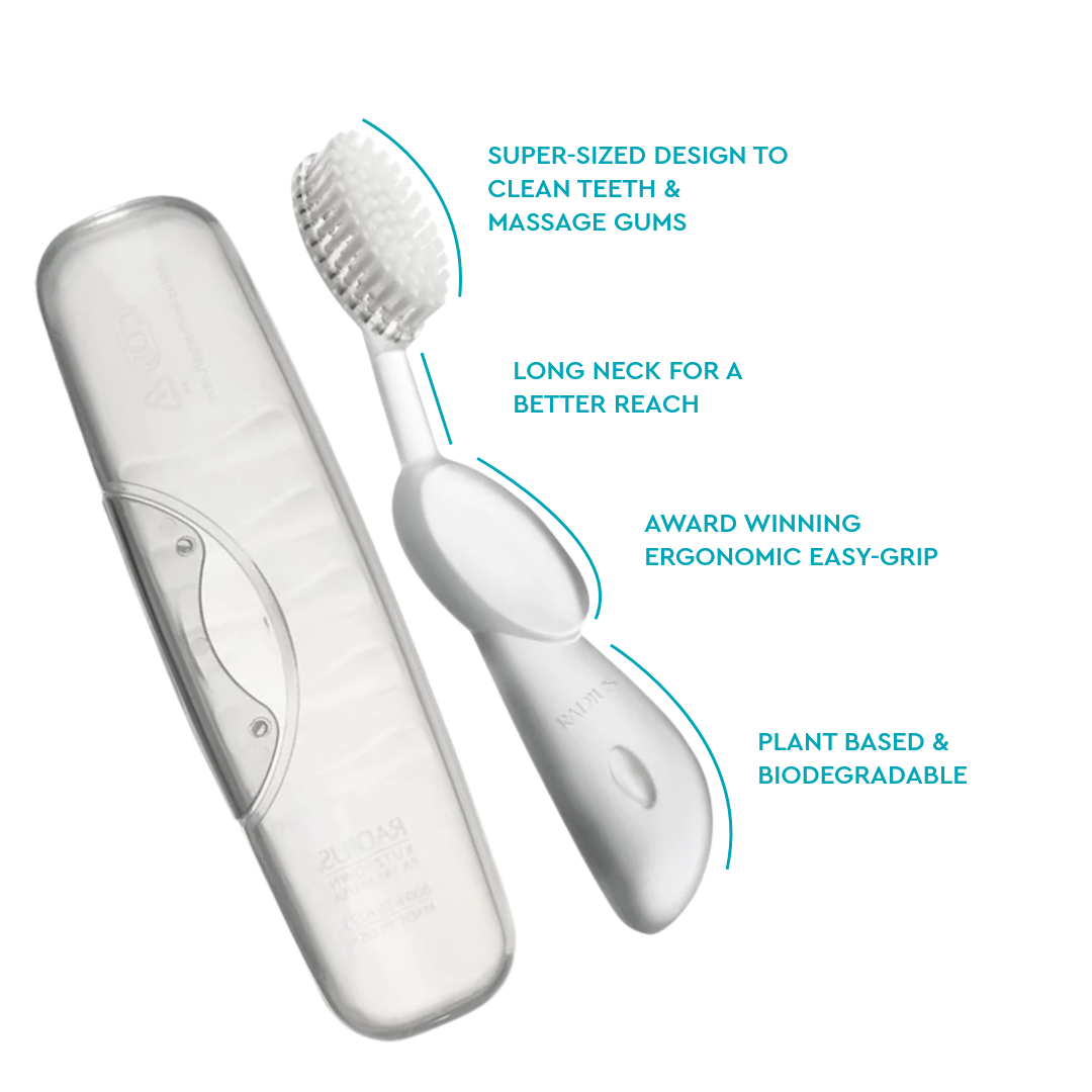 Radius Original Toothbrush in Free Travel Case