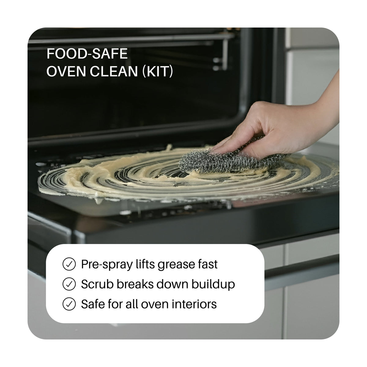 Everneat Oven Cleaning Kit - Glass Set