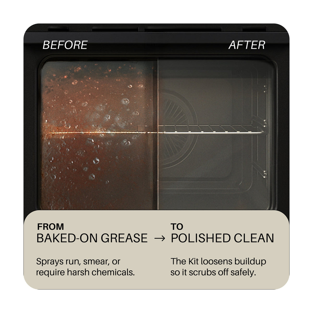 Everneat Oven Cleaning Kit - Glass Set