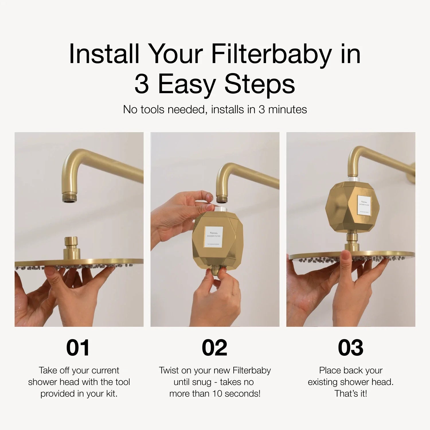 Filterbaby Diamond Series Shower Filter
