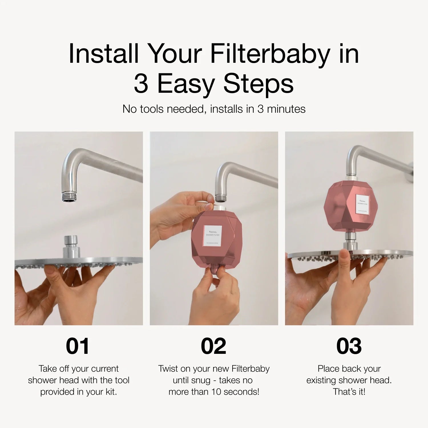 Filterbaby Diamond Series Shower Filter