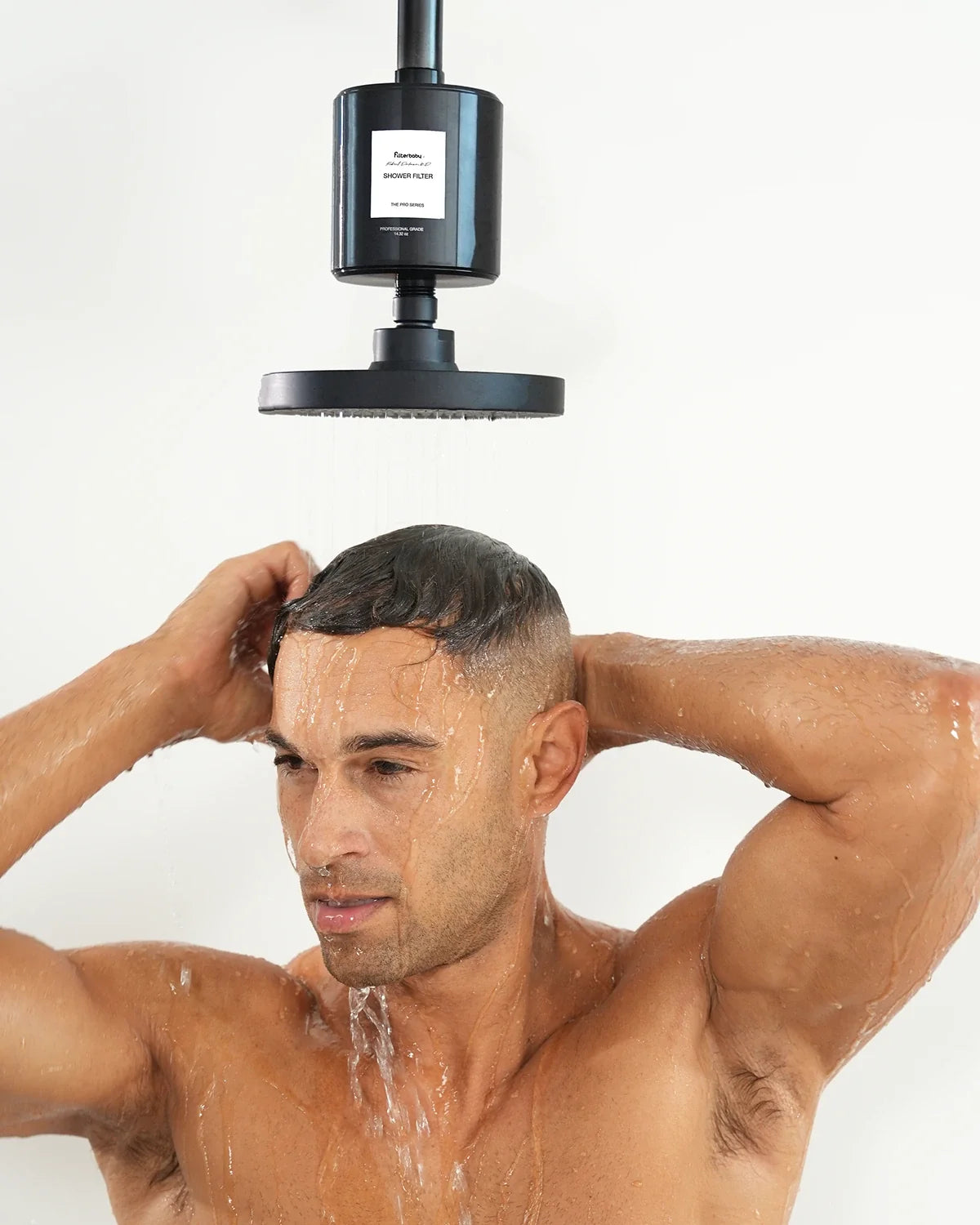 Filterbaby Pro Series Titanium Aluminum Shower Filter