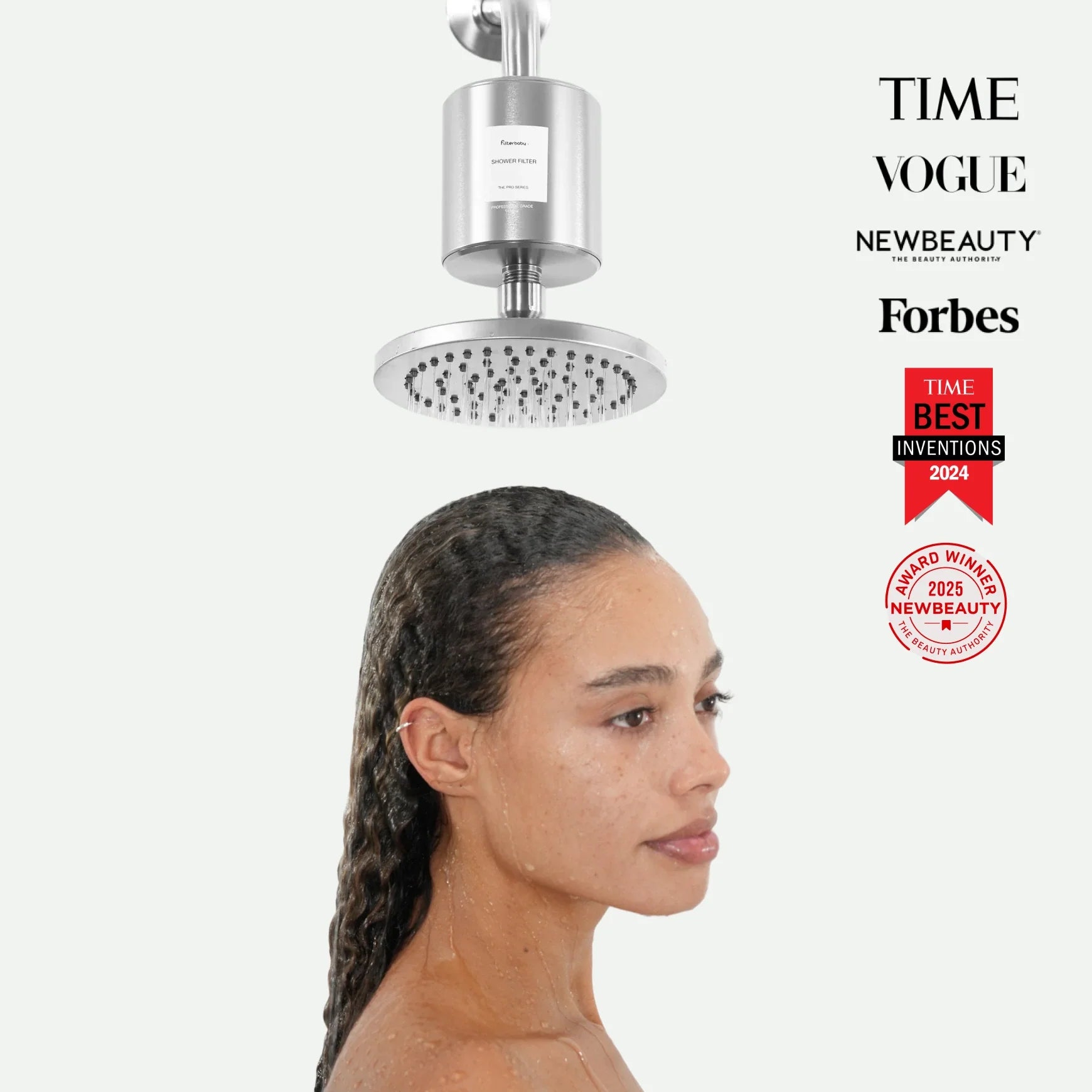 Filterbaby Pro Series Titanium Aluminum Shower Filter