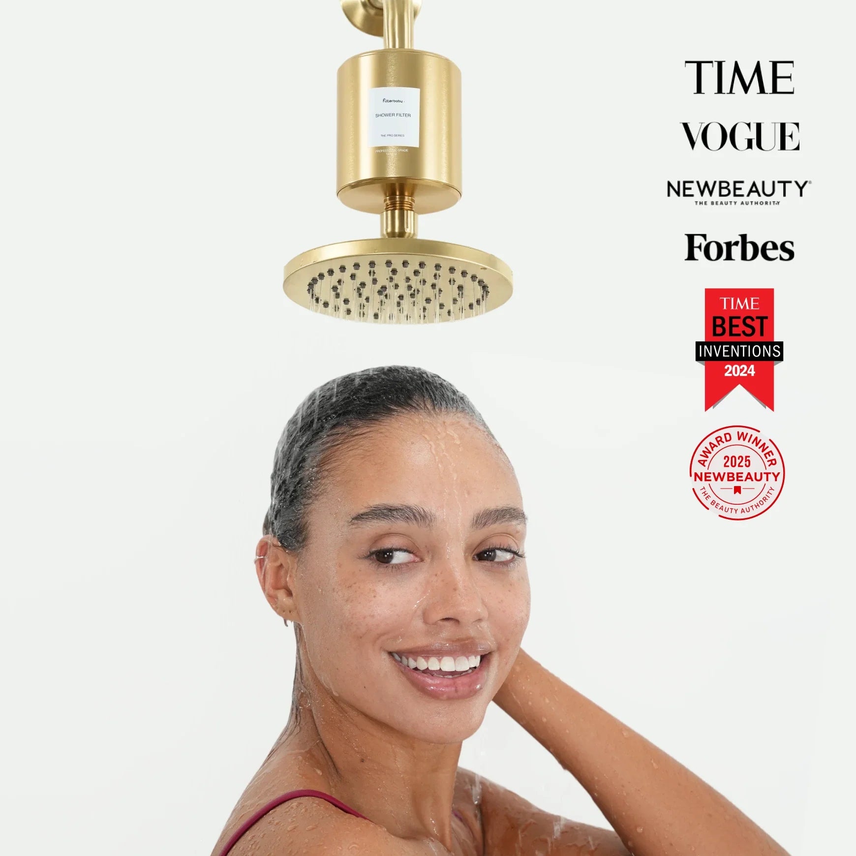 Filterbaby Pro Series Titanium Aluminum Shower Filter