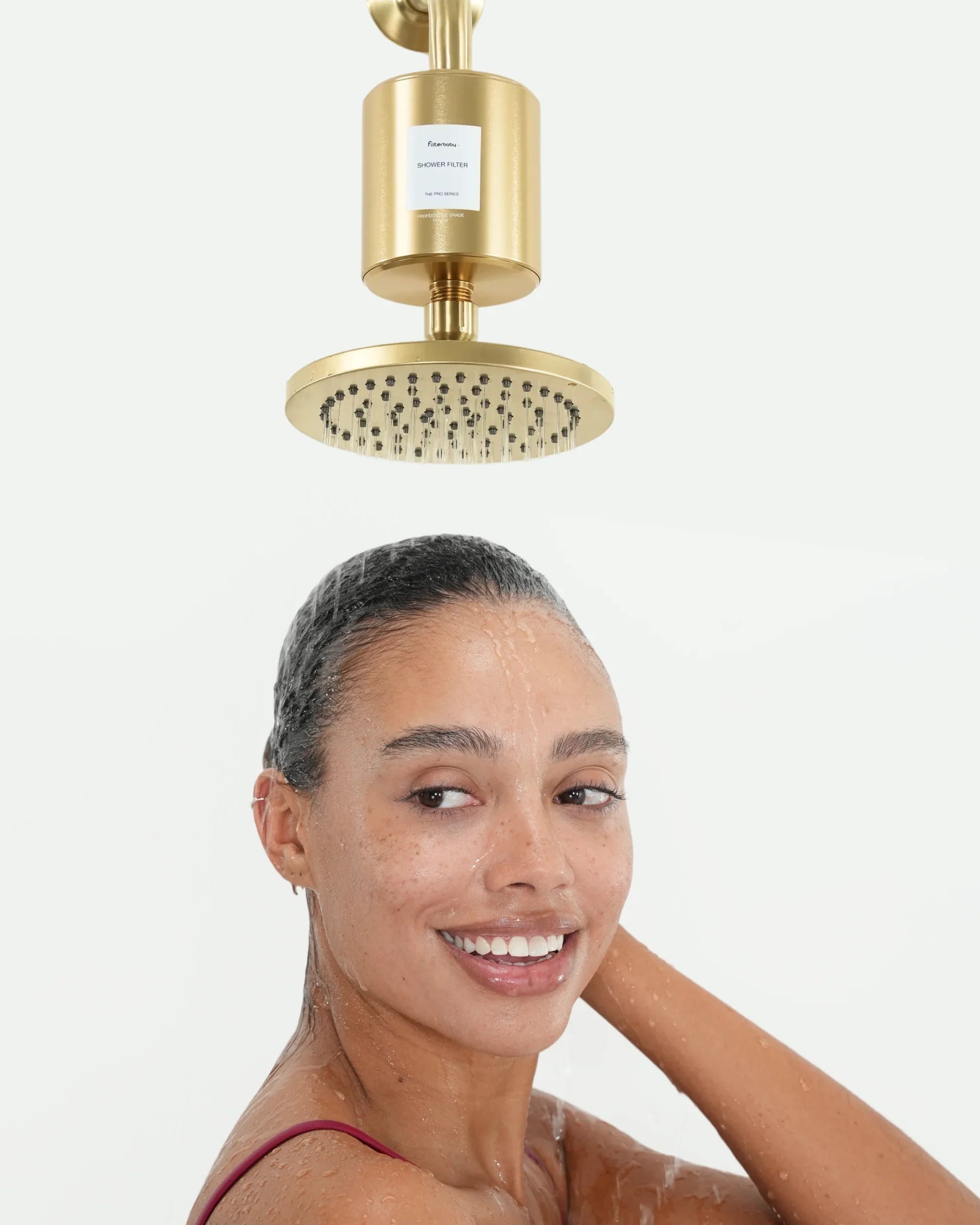 Filterbaby Pro Series Titanium Aluminum Shower Filter