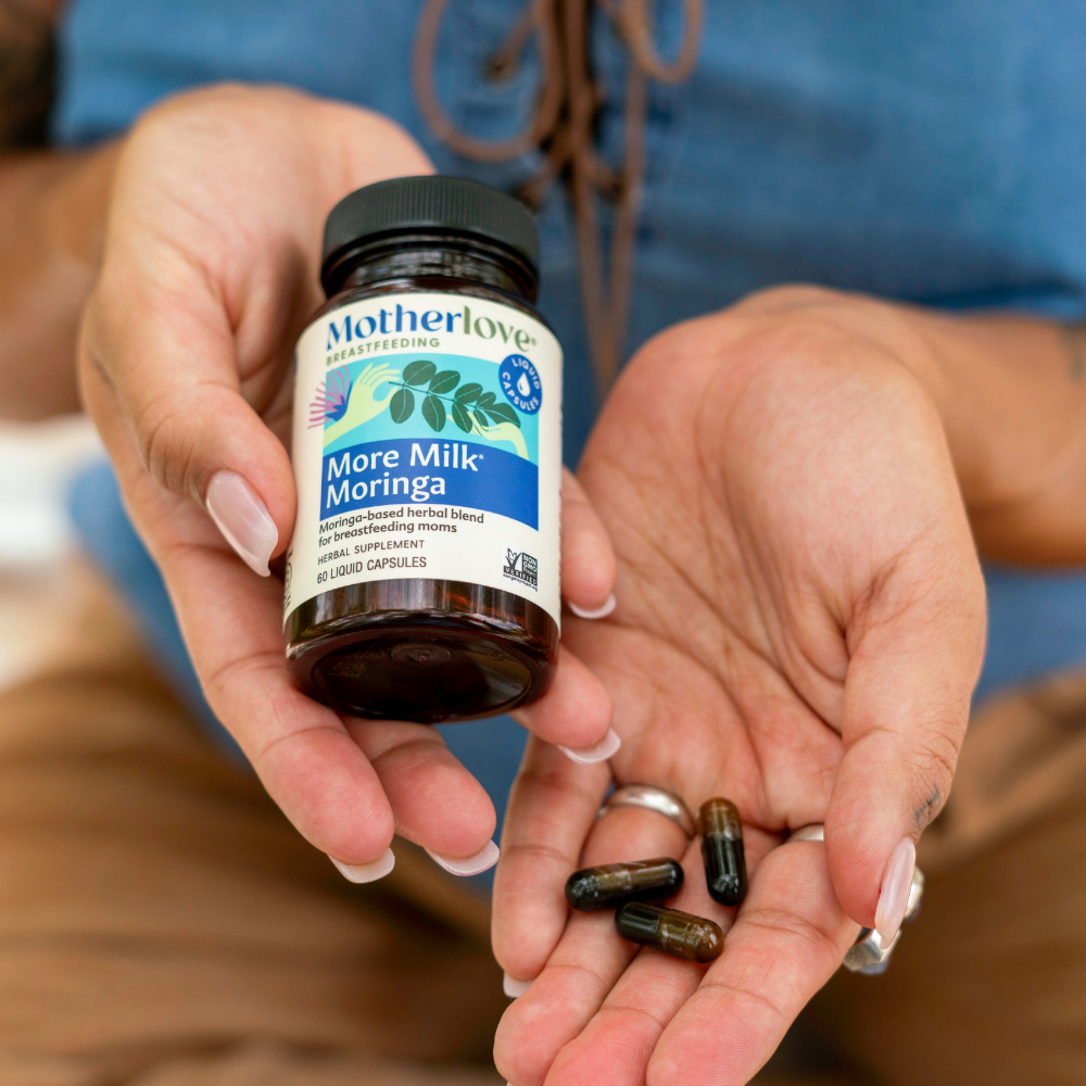 Motherlove Herbal Company More Milk® Moringa - Liquid Capsules
