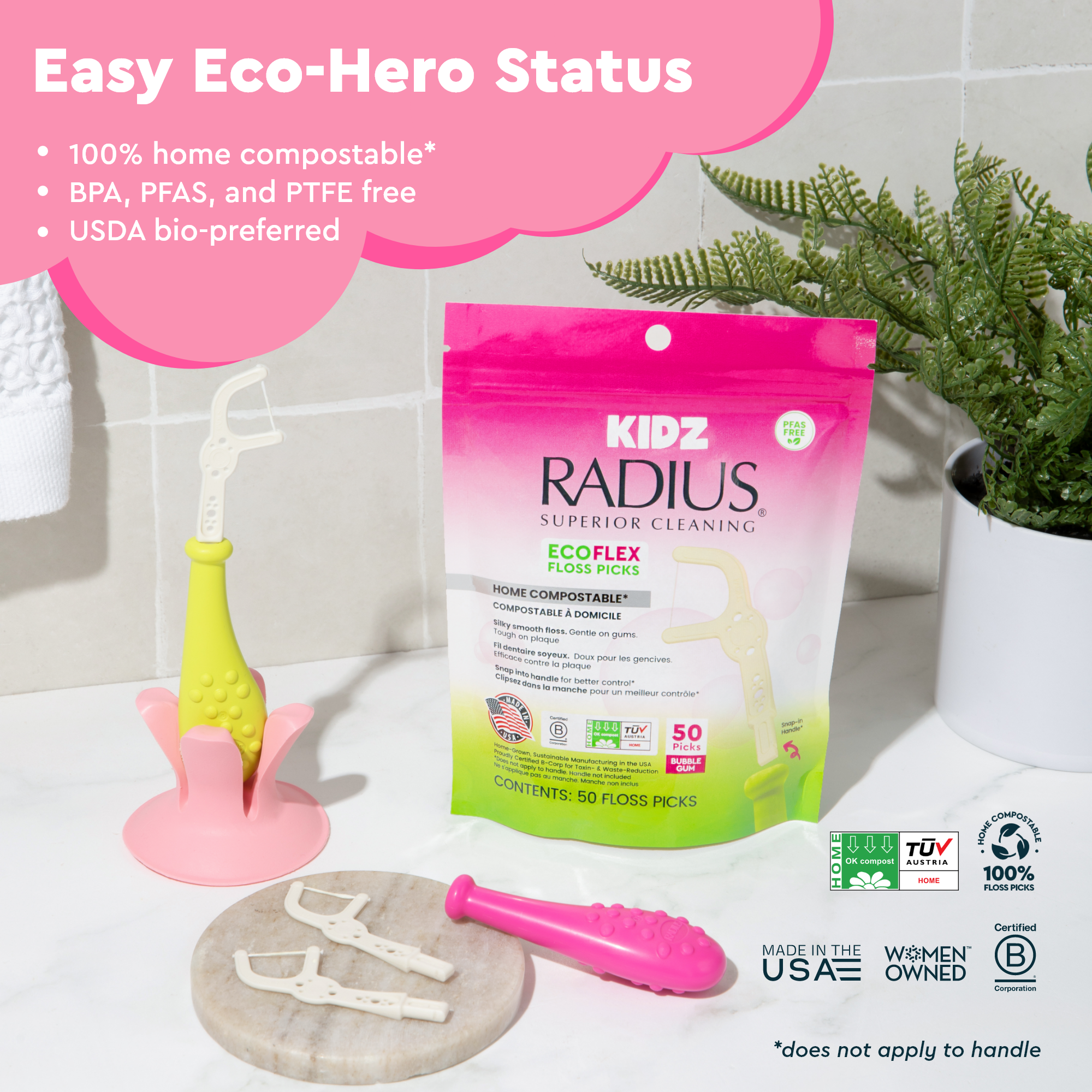 Radius EcoFlex Floss Pick