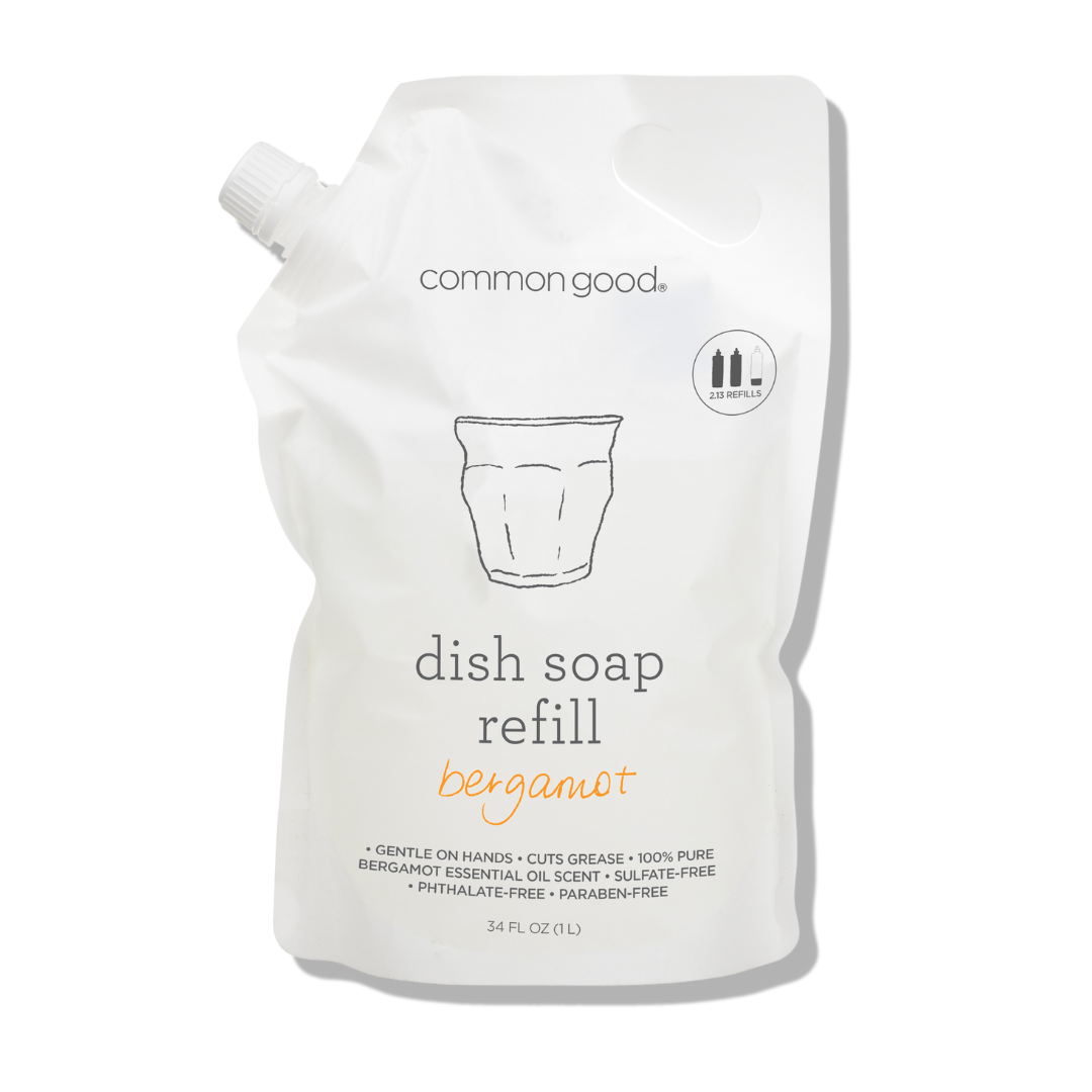 Dish Soap Refill Pouch, 32 Fl Oz included in the Common Good Complete Dishwashing Bundle