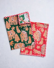 34. Gingerbread Party Tea Towel Set