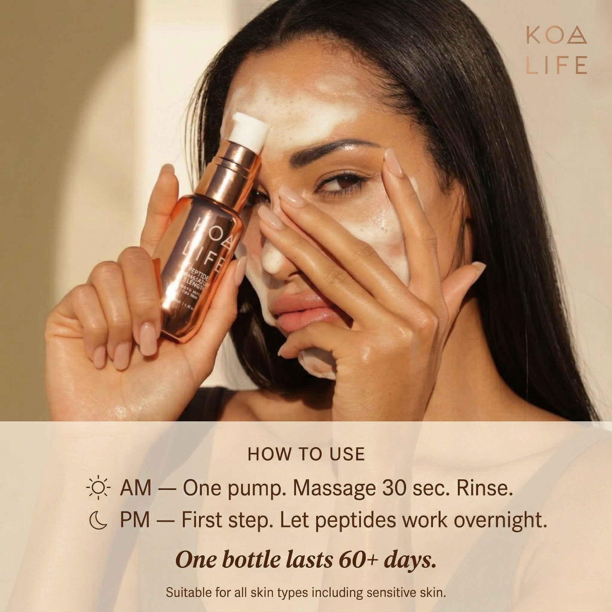 KOA LiFE Peptide Brightening Cleanser | 50ML