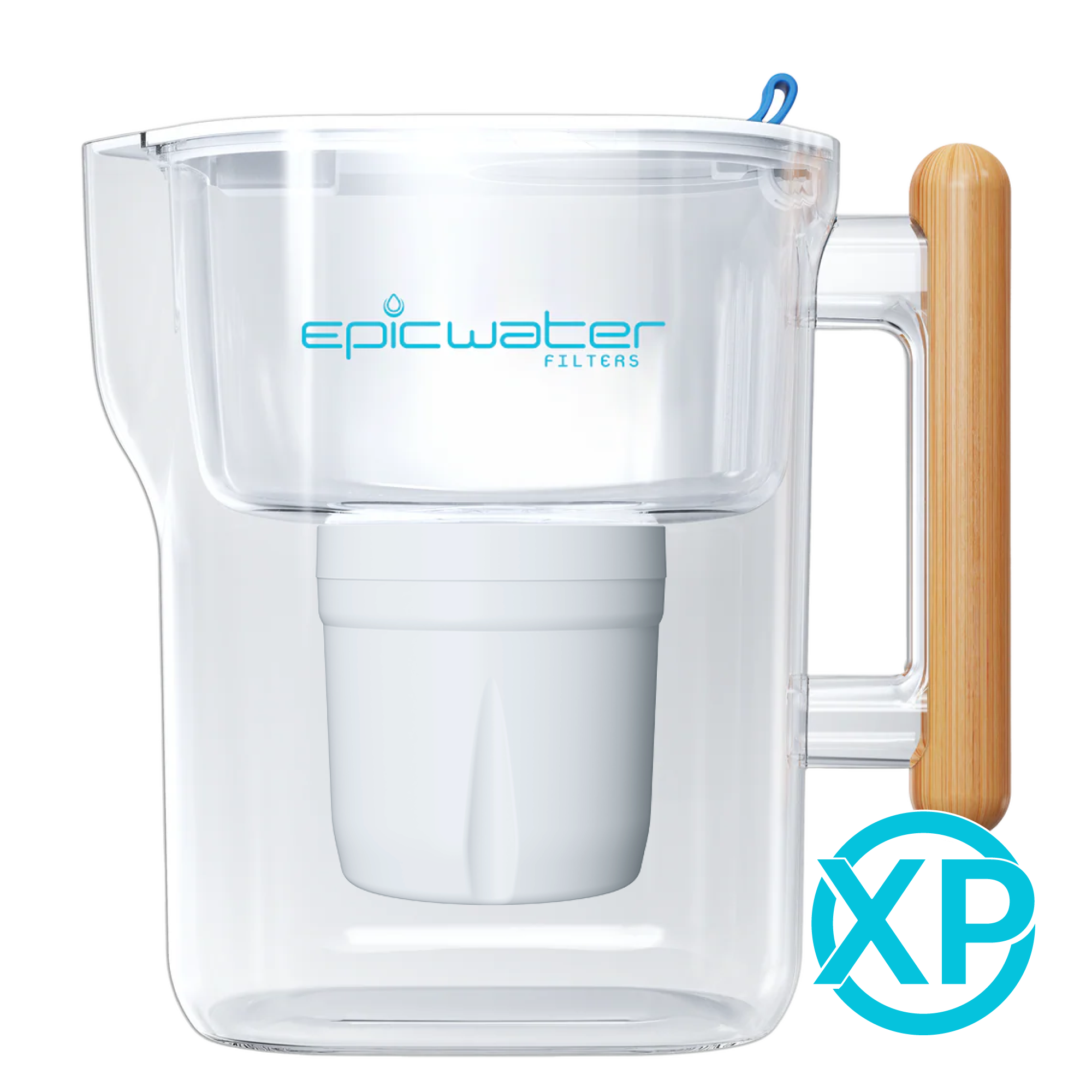 Epic Water Filters Pure XP Pitcher | Reduces Fluoride, PFAS, & Parasites