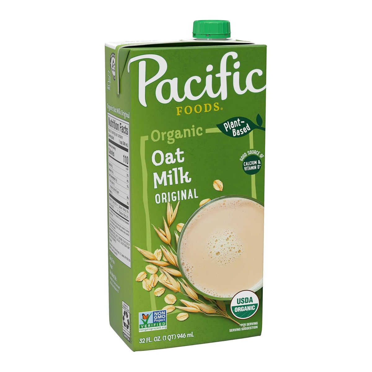 Pacific Foods Organic Reduced-Sugar Oat Original