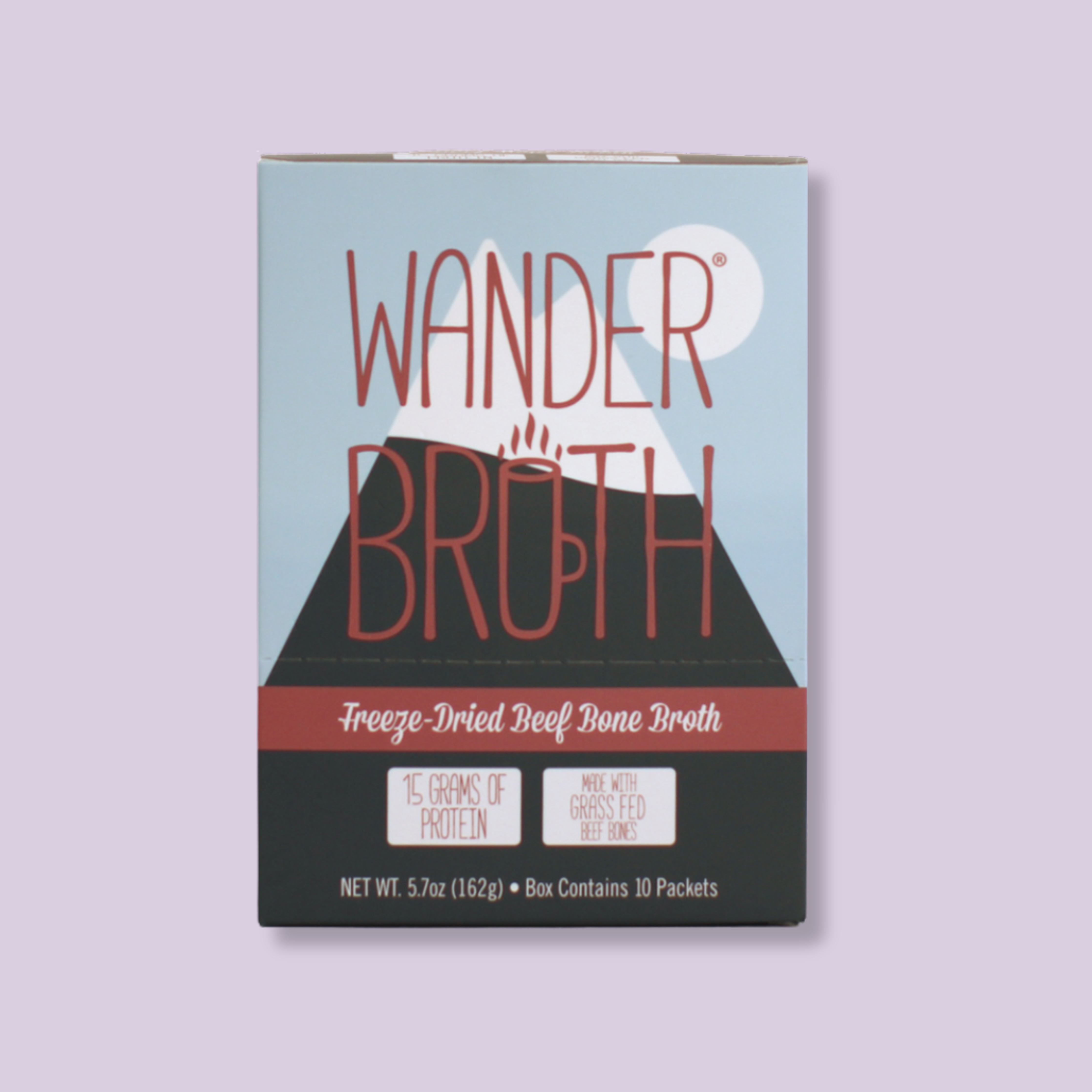 Wander Broth Grass- Fed Beef Bone Broth - 2 pack