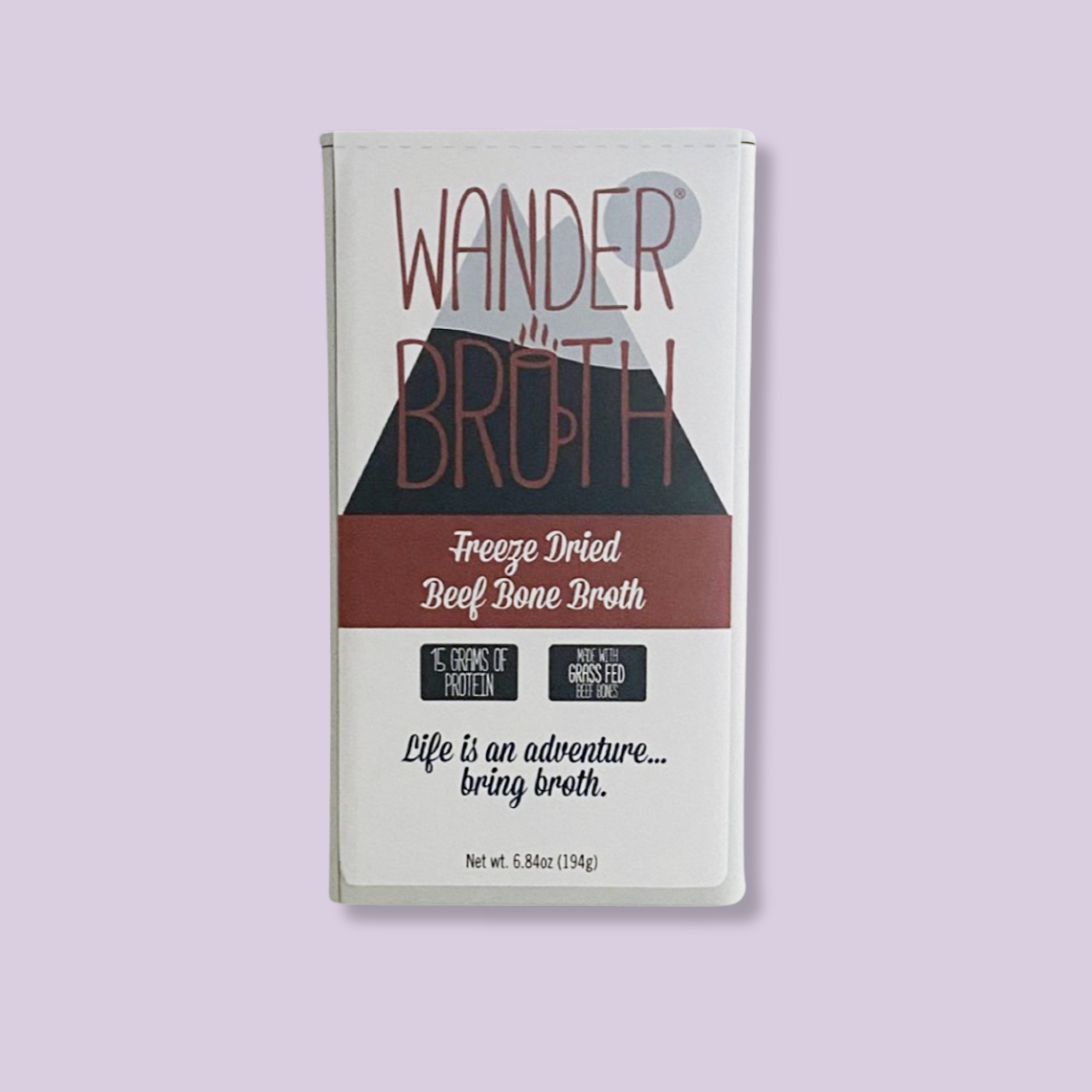 Wander Broth Grass-Fed Beef Bone Broth - Bulk - 2 Pack