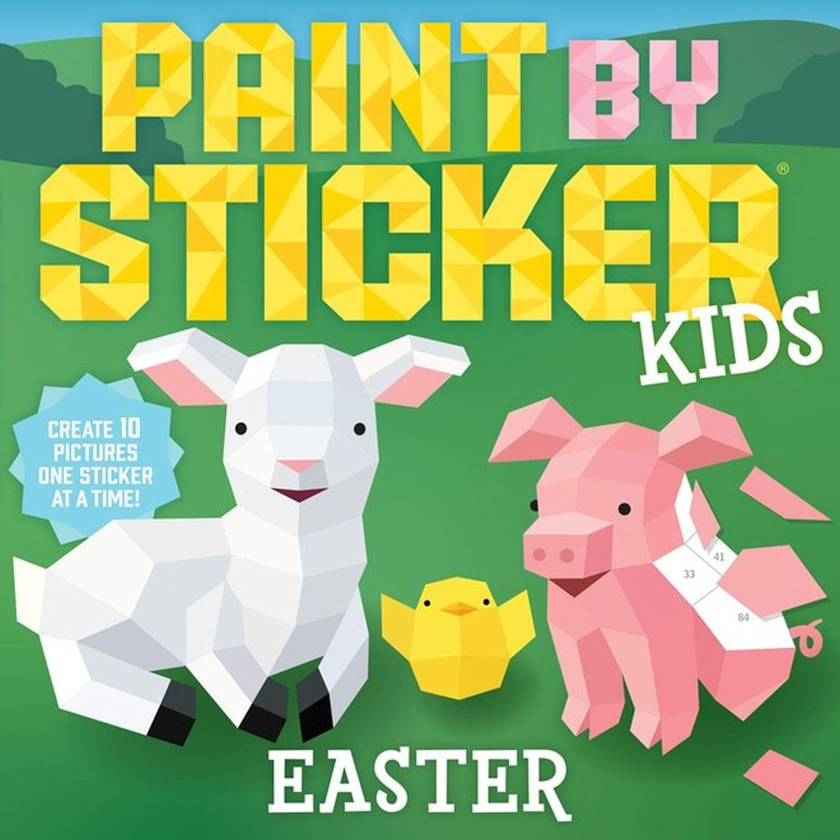 10. Paint-by-Sticker Book