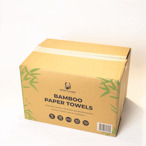 Rustic Strength Panda Eco Paper | Bamboo Paper Towel