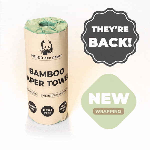 Rustic Strength Panda Eco Paper | Bamboo Paper Towel