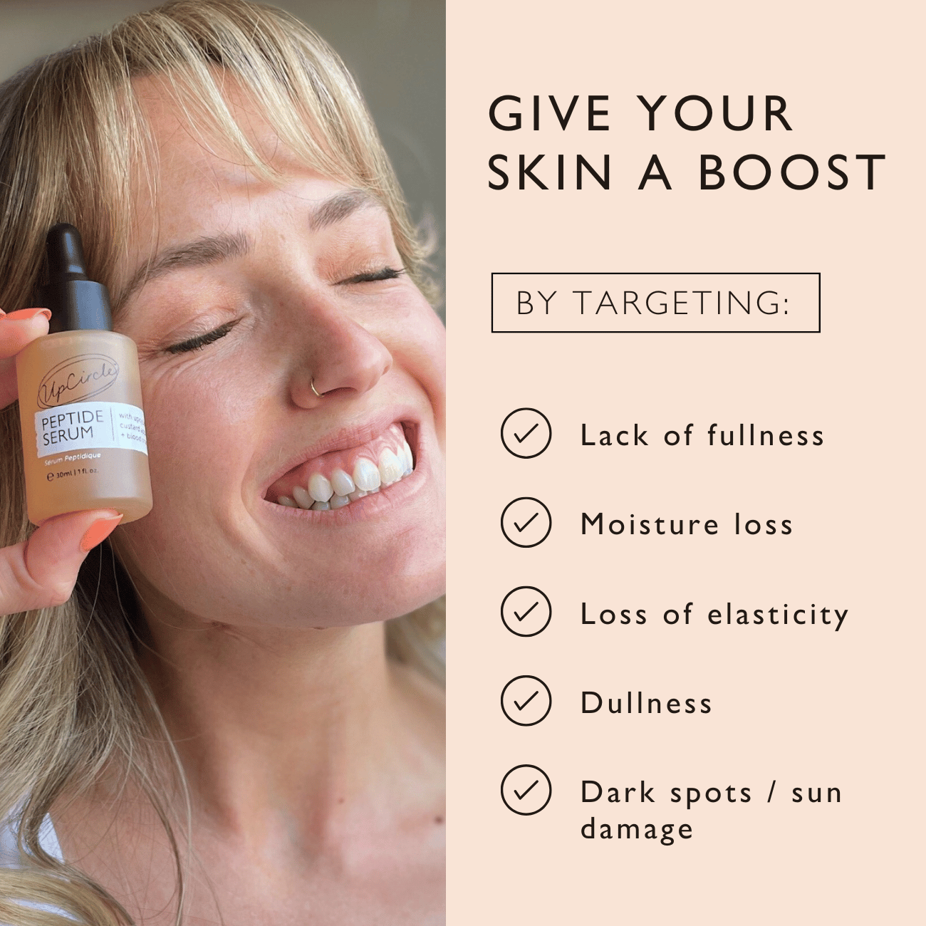 UpCircle Peptide Serum with Custard Apple + Blood Orange