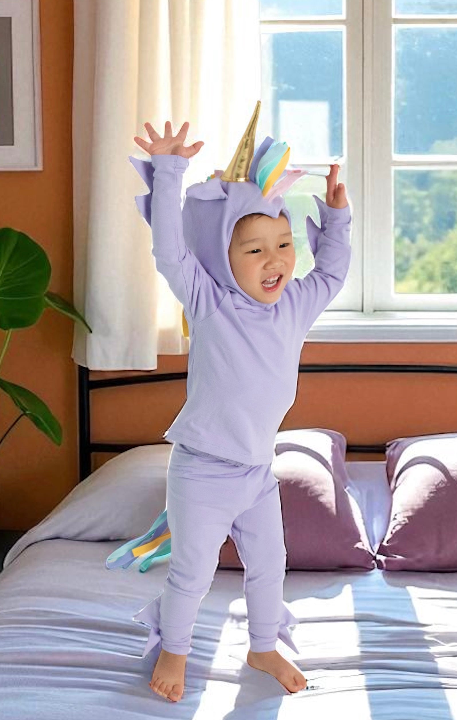 Band of the Wild Lavender Unicorn Costume
