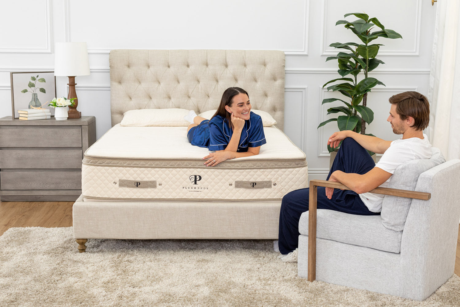 Plush Beds Hybrid Latex Mattress - The Luxury Bliss